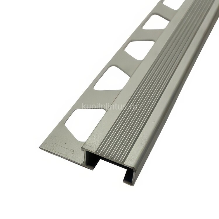 Заказать Профиль П-образный противоскользящий ПО-П12х20 Серебро матовое 2,7 м Заказать Профиль П-образный противоскользящий ПО-П12х20 Серебро матовое 2,7 м