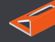 Алюминиевый L-профиль 10 мм PV02-28 оранжевый Ral 2004 2,7 м Алюминиевый L-профиль 10 мм PV02-28 оранжевый Ral 2004 2,7 м