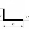Заказать Уголок из алюминия 20х30х1,5 мм разносторонний 3 м 