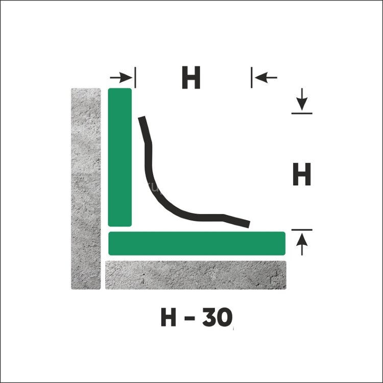 Заказать Закругленный внутренний уголок стальной 30х30 мм FVR 30 S сатинированная сталь 2,7 м Заказать Закругленный внутренний уголок стальной 30х30 мм FVR 30 S сатинированная сталь 2,7 м