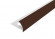 Заказать Профиль внешний ПВХ для плитки Cezar 12 мм 114 Темно-коричневый 2,5 м 