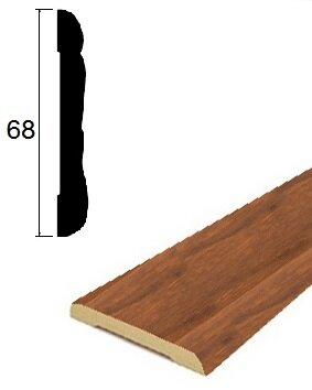 Заказать Наличник фигурный ПВХ Lemal 22068 68 мм Цвет 8606 Под дерево 2,2 м Заказать Наличник фигурный ПВХ Lemal 22068 68 мм Цвет 8606 Под дерево 2,2 м