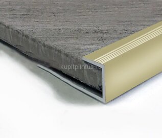 Заказать Профиль для ламината оконечный Panel L с рифлением алюминий 12 мм PV45-09 шампань блестящая 2,7 м Заказать Профиль для ламината оконечный Panel L с рифлением алюминий 12 мм PV45-09 шампань блестящая 2,7 м