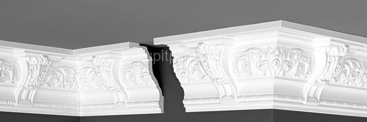 Заказать Потолочный плинтус 140х96 мм Де-Багет Декор ДП 32/170 белый 2 м Заказать Потолочный плинтус 140х96 мм Де-Багет Декор ДП 32/170 белый 2 м