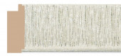 Цветной профиль Decomaster 108-20 Белый с инкрустацией 70х10х2400 мм