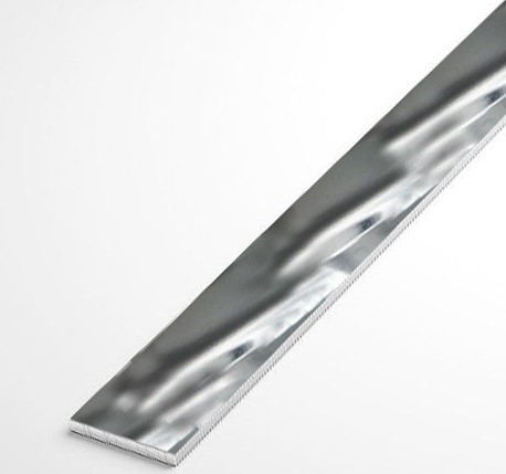 Заказать Алюминиевая полоса 15 мм серебро люкс 3 м 