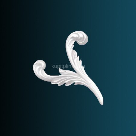 Заказать Декоративный орнамент Перфект G2341L 218х250х22 мм Заказать Декоративный орнамент Перфект G2341L 218х250х22 мм