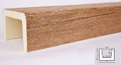 Декоративная балка из полиуретана 70х90 мм Уникс Модерн М9 Светлый дуб 2 м Декоративная балка из полиуретана 70х90 мм Уникс Модерн М9 Светлый дуб 2 м
