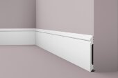 Напольный плинтус NMC Wallstyl FL17 белый 170х18 мм 2 м