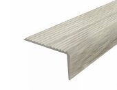 Угловой порог алюминиевый Д13 КД Ясень беленый (декорированный) 2,7 м Угловой порог алюминиевый Д13 КД Ясень беленый (декорированный) 2,7 м