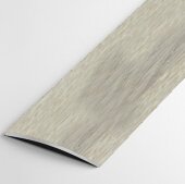 Порог алюминиевый декорированный А45 КД Ясень беленый 2,7 м Порог алюминиевый декорированный А45 КД Ясень беленый 2,7 м