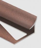 Алюминиевый профиль для плитки внутренний 12 мм Gunsen PV29-14 розовый матовый 2,7 м