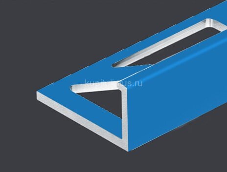 Заказать Алюминиевый L-профиль 10 мм PV02-31 синий Ral 5015 2,7 м Заказать Алюминиевый L-профиль 10 мм PV02-31 синий Ral 5015 2,7 м