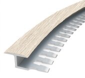 Профиль Т-образный гибкий 16 мм MP30 из ламинированного алюминия 44 Корейский дуб 2,7 м