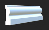 Напольный плинтус 55х18,5 мм Hiwood B55 из полистирола 2 м