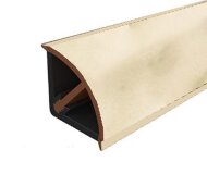 Плинтус для столешницы 14х14 Cezar Mini выпуклый 012 Мрамор Каррара 3 м Плинтус для столешницы 14х14 Cezar Mini выпуклый 012 Мрамор Каррара 3 м