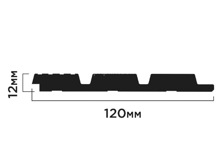 Заказать Стеновая панель 12х120 мм HiWood LV124L S339S серая 2,7 м Заказать Стеновая панель 12х120 мм HiWood LV124L S339S серая 2,7 м