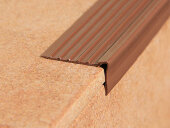 Угловой резиновый профиль противоскользящий Евроступень У-40 коричневый 12 м Угловой резиновый профиль противоскользящий Евроступень У-40 коричневый 12 м