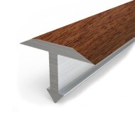 Декорированный Т-профиль из алюминия Т-14 КД Дуб темный 2,7 м Декорированный Т-профиль из алюминия Т-14 КД Дуб темный 2,7 м