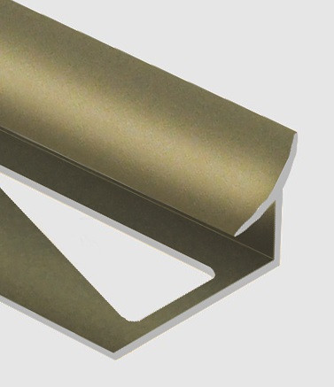 Заказать Алюминиевый профиль для плитки внутренний 12 мм Gunsen PV29-16 титан матовый 2,7 м 