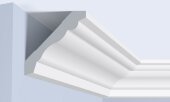 Потолочный плинтус 57х57 мм Hiwood A1080 белый полистирол 2 м