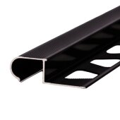 Профиль из алюминия фигурный ПО-04 Черный глянцевый 2,7 м Профиль из алюминия фигурный ПО-04 Черный глянцевый 2,7 м