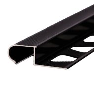 Профиль из алюминия фигурный ПО-04 Черный глянцевый 2,7 м Профиль из алюминия фигурный ПО-04 Черный глянцевый 2,7 м