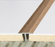 Профиль Т-образный алюминий 18 мм Effector A55 0922 Орех Сиена 2,5 м