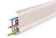 Плинтус напольный с кабель-каналами 70 мм Deconika Д-П70 274 Сосна северная 2,2 м