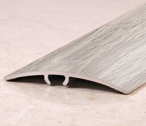 Заказать Порог разноуровневый ламинированный из алюминия ПО-41 213 дуб серый 2,7 м Заказать Порог разноуровневый ламинированный из алюминия ПО-41 213 дуб серый 2,7 м