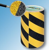 Противоскользящая сигнальная лента SlipStop 60 grit 200 мм черно-желтая 18,3 м Противоскользящая сигнальная лента SlipStop 60 grit 200 мм черно-желтая 18,3 м