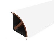 Плинтус для столешницы 14х14 Cezar Mini выпуклый 011 Белый 3 м Плинтус для столешницы 14х14 Cezar Mini выпуклый 011 Белый 3 м