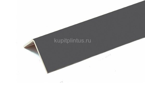 Заказать Уголок декоративный ПВХ Cezar 25х25 цвет 174 Антрацит 2,75 м Заказать Уголок декоративный ПВХ Cezar 25х25 цвет 174 Антрацит 2,75 м