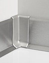 Заказать Уголок внутренний из алюминия для плинтуса алюминиевого Aspro 