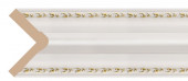 Декоративный уголок Decomaster 142-54 Белый-золото 50х50х2400 мм