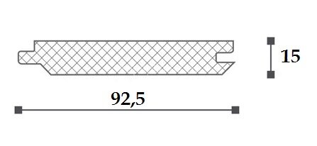 Заказать Настенная панель NMC Wallstyl WG2 15х92 2,44 м 