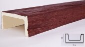 Декоративная балка из полиуретана 75х150 мм Уникс Славянский стиль СС2 Вишня 2 м Декоративная балка из полиуретана 75х150 мм Уникс Славянский стиль СС2 Вишня 2 м