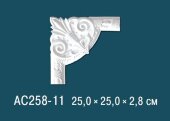 Угловой элемент с орнаментом Перфект AC258-11 250х250 мм