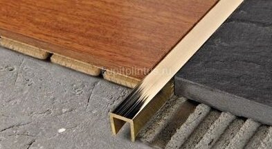 Заказать Бордюрный П-профиль латунный Yakamoz ЛП-10х20х10 латунь полированная 2,7 м 