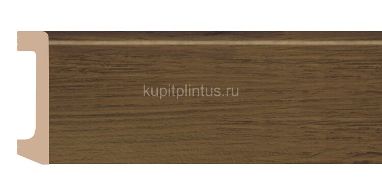 Заказать Напольный плинтус Decomaster D235-88 ШК/20 из полистирола 80х17х2400 мм 