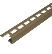 Раскладка для плитки наружная 10 мм Идеал Deconika Д-Пл10-Н 012-0 бежевый глянцевый 2.5 м Раскладка для плитки наружная 10 мм Идеал Deconika Д-Пл10-Н 012-0 бежевый глянцевый 2.5 м