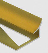 Алюминиевый профиль для плитки внутренний 12 мм Gunsen PV29-12 песок матовый 2,7 м
