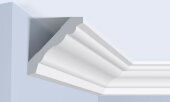 Потолочный плинтус 43х43 мм Hiwood A1060 белый полистирол 2 м