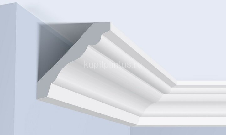 Заказать Потолочный плинтус 43х43 мм Hiwood A1060 белый полистирол 2 м Заказать Потолочный плинтус 43х43 мм Hiwood A1060 белый полистирол 2 м