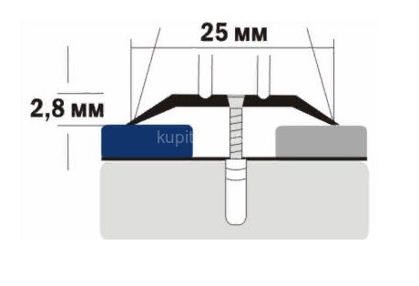Заказать Порог алюминиевый декорированный А1 Вишня КД 2,7 м Заказать Порог алюминиевый декорированный А1 Вишня КД 2,7 м