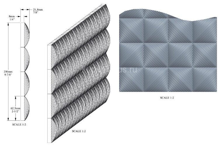 Заказать 3D стеновая панель декоративная 250х2000 мм Orac Decor 3D W113 Заказать 3D стеновая панель декоративная 250х2000 мм Orac Decor 3D W113