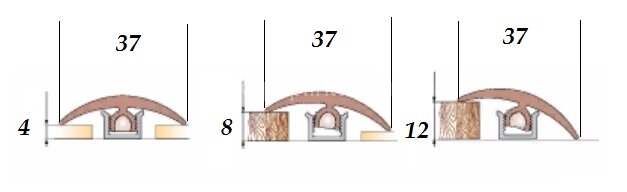 Заказать Гибкий порог Salag Flex Board FB0099 Шато 3 м Заказать Гибкий порог Salag Flex Board FB0099 Шато 3 м