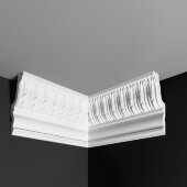 Угол внутренний к плинтусу Де-Багет ДП 35/100 (8*4) белый Угол внутренний к плинтусу Де-Багет ДП 35/100 (8*4) белый