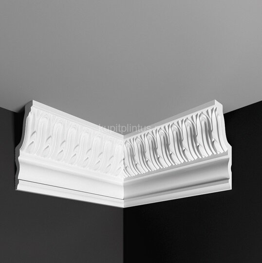 Заказать Угол внутренний к плинтусу Де-Багет ДП 35/100 (8*4) белый Заказать Угол внутренний к плинтусу Де-Багет ДП 35/100 (8*4) белый