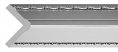 Декоративный уголок Decomaster Эрмитаж 142-63 Серебро-черный 50х50х2400 мм